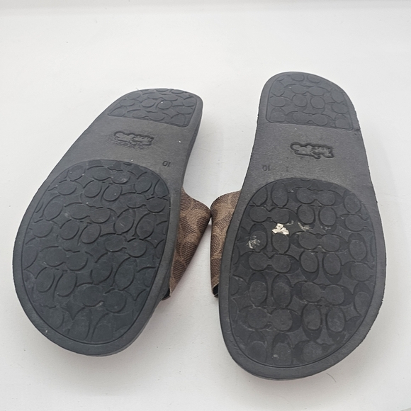 Coach Udele Sport Slide Sandals Women's 10 Signature Canvas - Picture 10 of 11